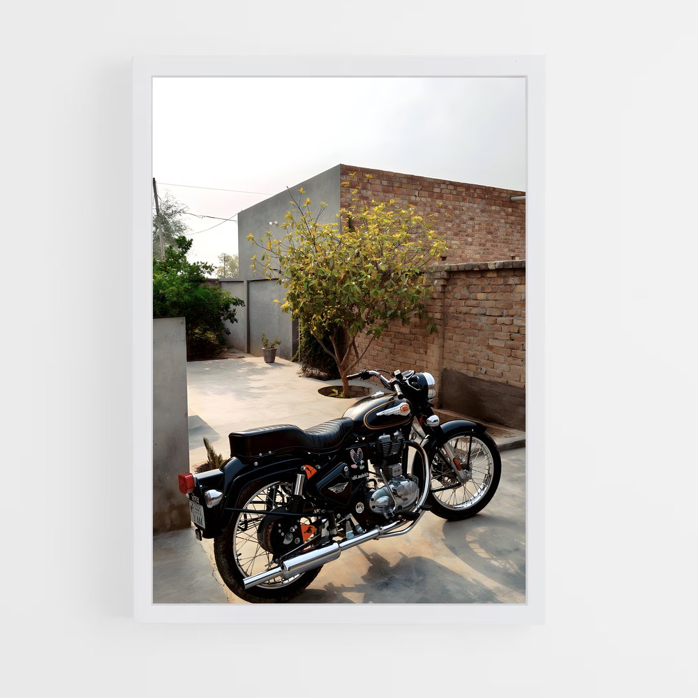 Poster Moto Vintage – affiche Royal Enfield (vue 3)